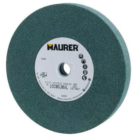 Muela Maurer Carburo De Silicio 200x20x20 mm. Grano 80