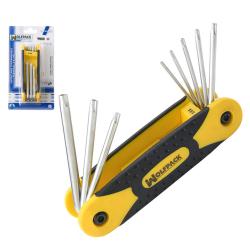 Juego Llaves Torx Plegable  8 Piezas Inviolable