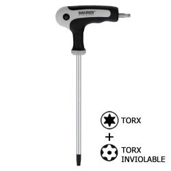 Llave Torx Maurer Con Mango "T" T27 Inviolable