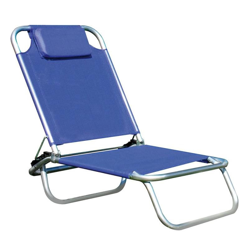 Silla Playa Aluminio Bermuda Azul