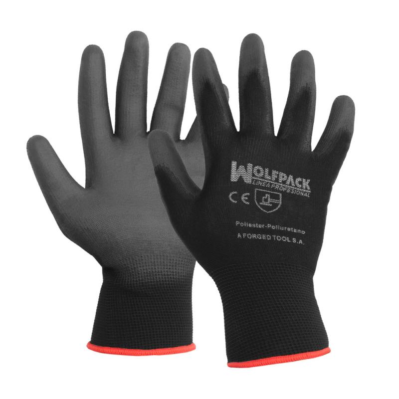 Guantes Poliuretano / Nylon Impregnado  6" (Par)