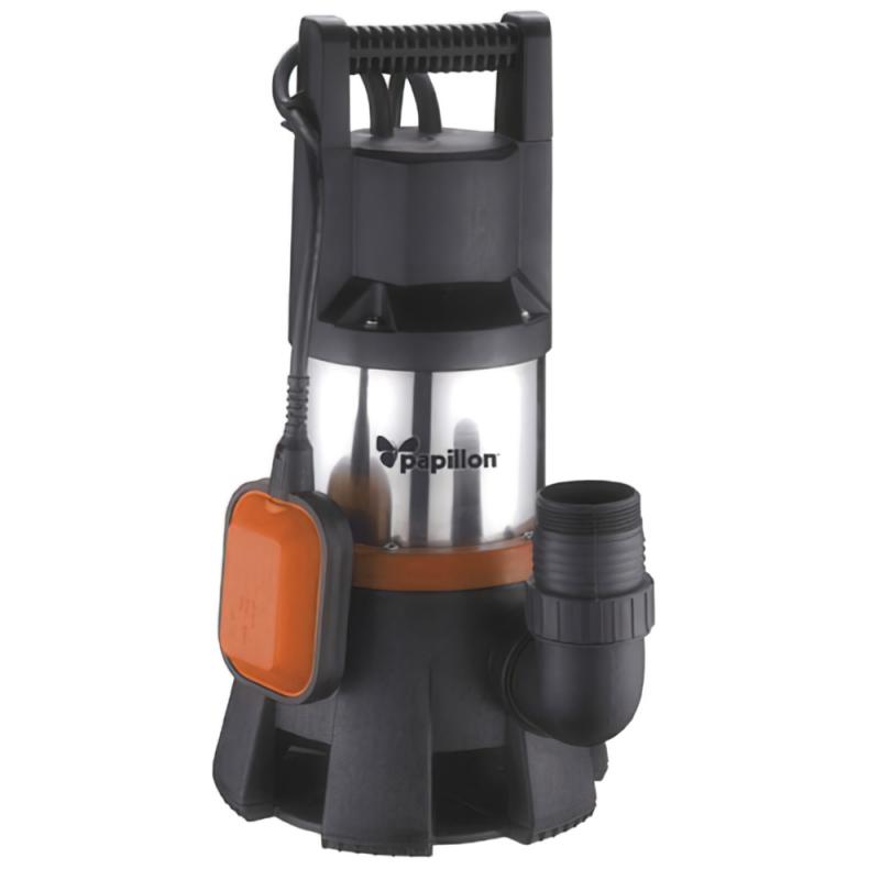 Bomba Agua Sumergible 1300 W. Inoxidable/goma