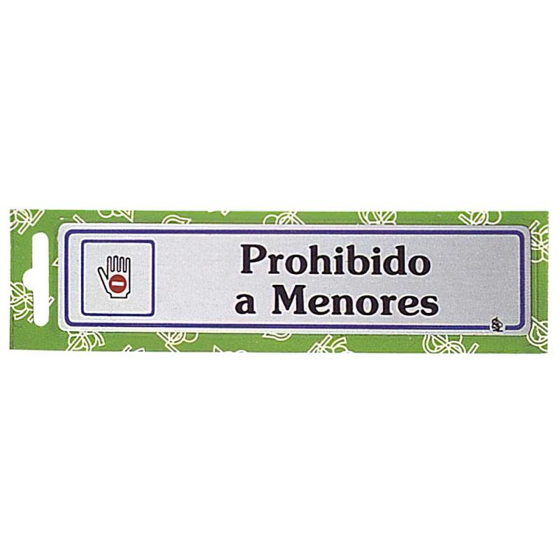 Rotulo "Prohibido A Menores"