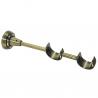 Soporte Zirconio Doble 28-28 mm. Bronce Viejo