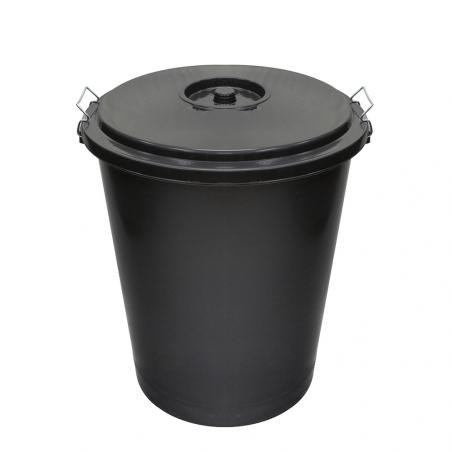 Cubo Basura Plastico Comunidad Con Tapa   50 Litros