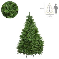 Arbol De Navidad Deluxe 180 cm. 1100 Ramas PVC