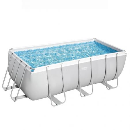 Piscina Rectangular Con Depuradora 412x201x122 cm.