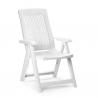 Sillon Resina 5 Posiciones Blanco Tampa