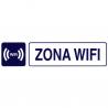 Rotulo Adhesivo 250x63 mm. Zona Wifi