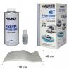 Kit Reparación Resina Poliester 750 Ml Con Endurecedor y Fibra De Vidrio