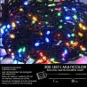 Luces Navidad A Pilas 300 Leds Multicolor Interior / Exterior (IP44)