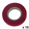 Cinta Para Atadora 11 x 0,15 mm. x 26 metros Rojo (Pack 10 Rollos)