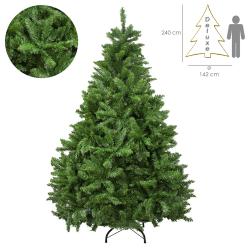 Arbol De Navidad Deluxe 240 cm. 2136 Ramas PVC