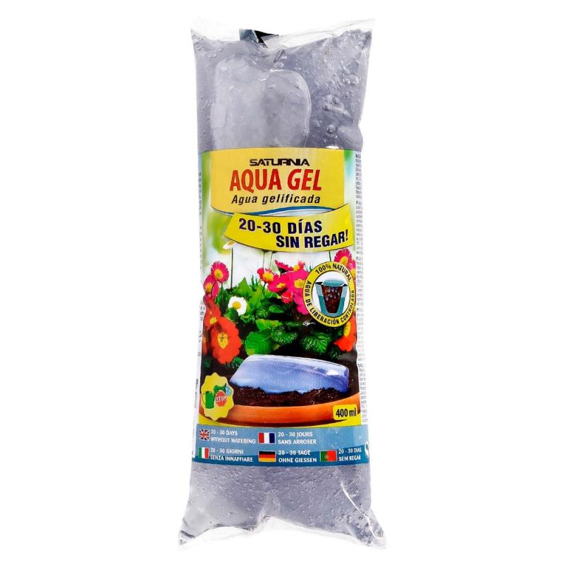 Agua Gelificada "Aqua Gel" Para Riego Plantas 20/30 Días. 400 Ml.